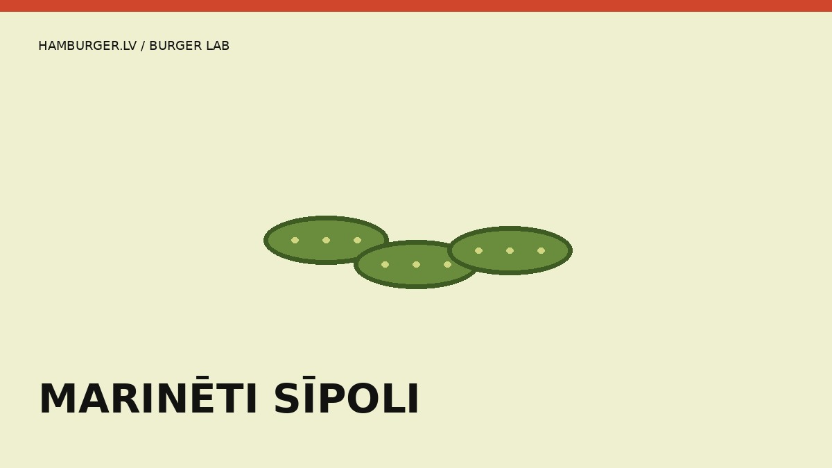 Ātri marinēti sīpoli burgeram — Hamburger.lv ilustrācija
