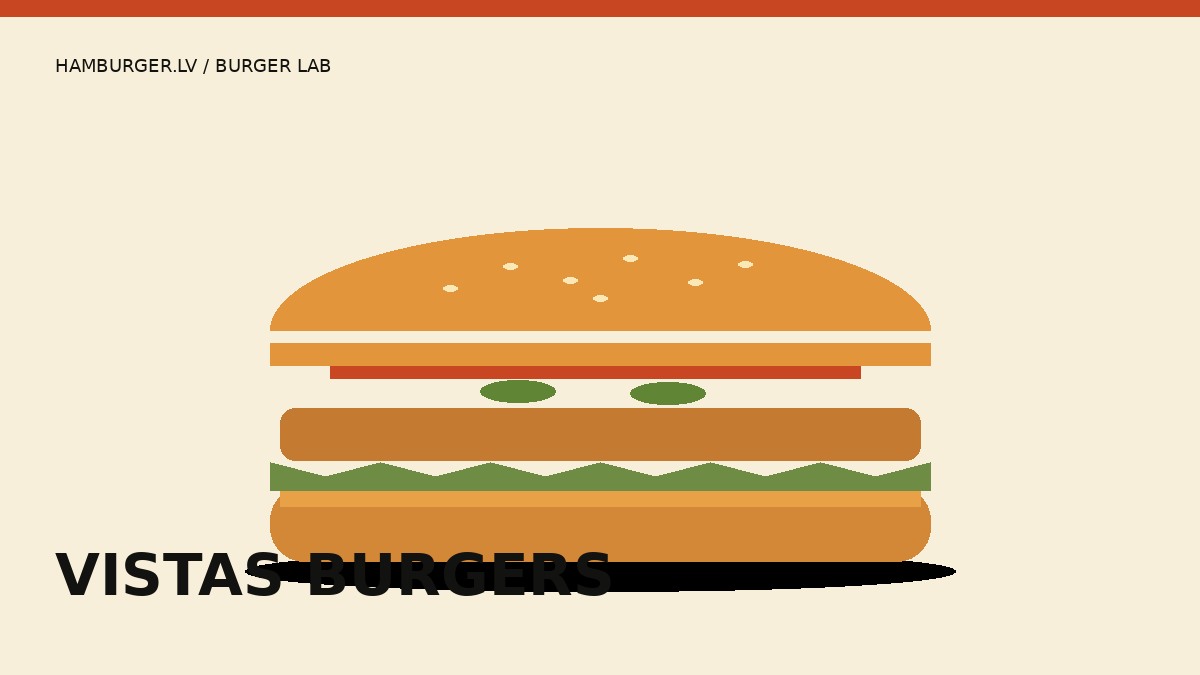 Vistas burgers — Hamburger.lv ilustrācija